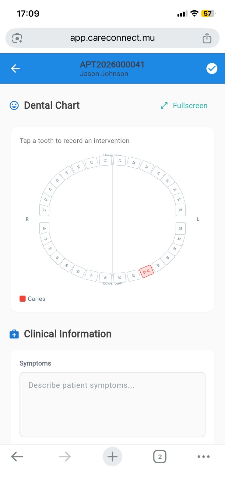Quick View Odontogram