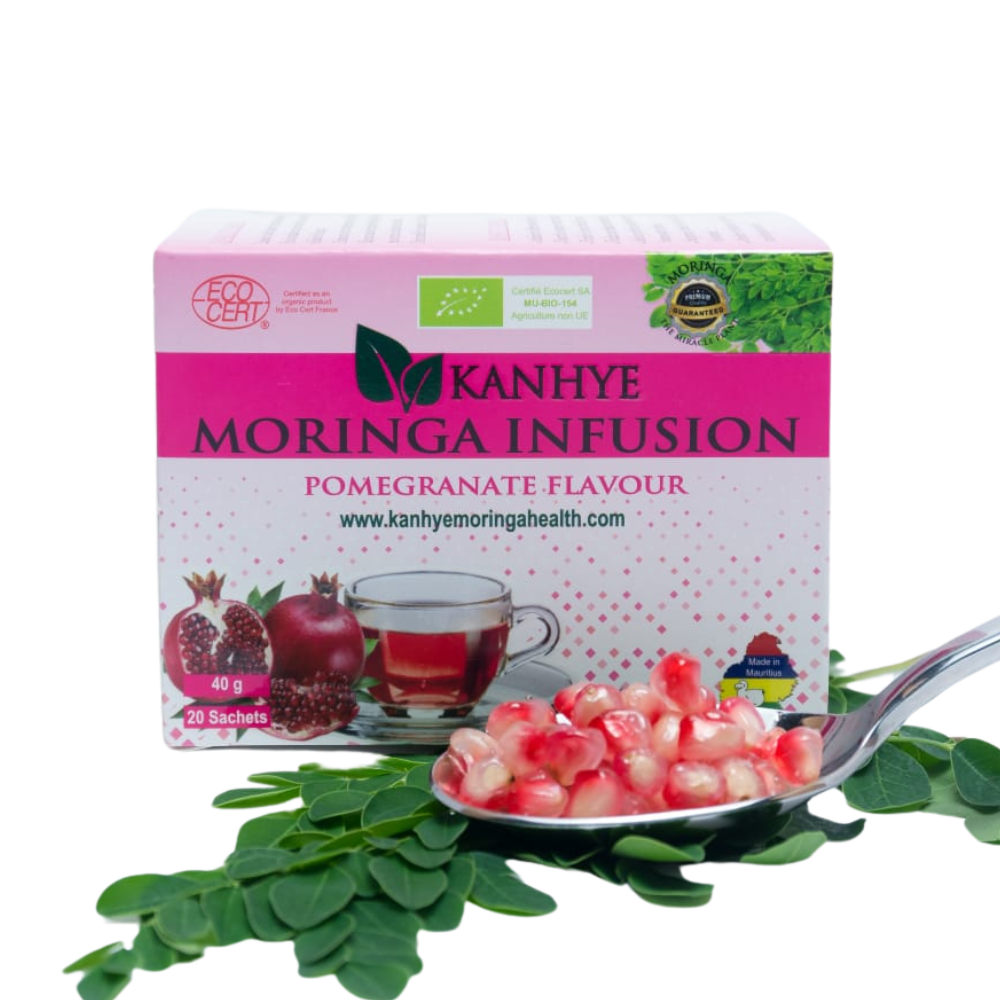 MORINGA AND POMEGRANATE INFUSION 40G