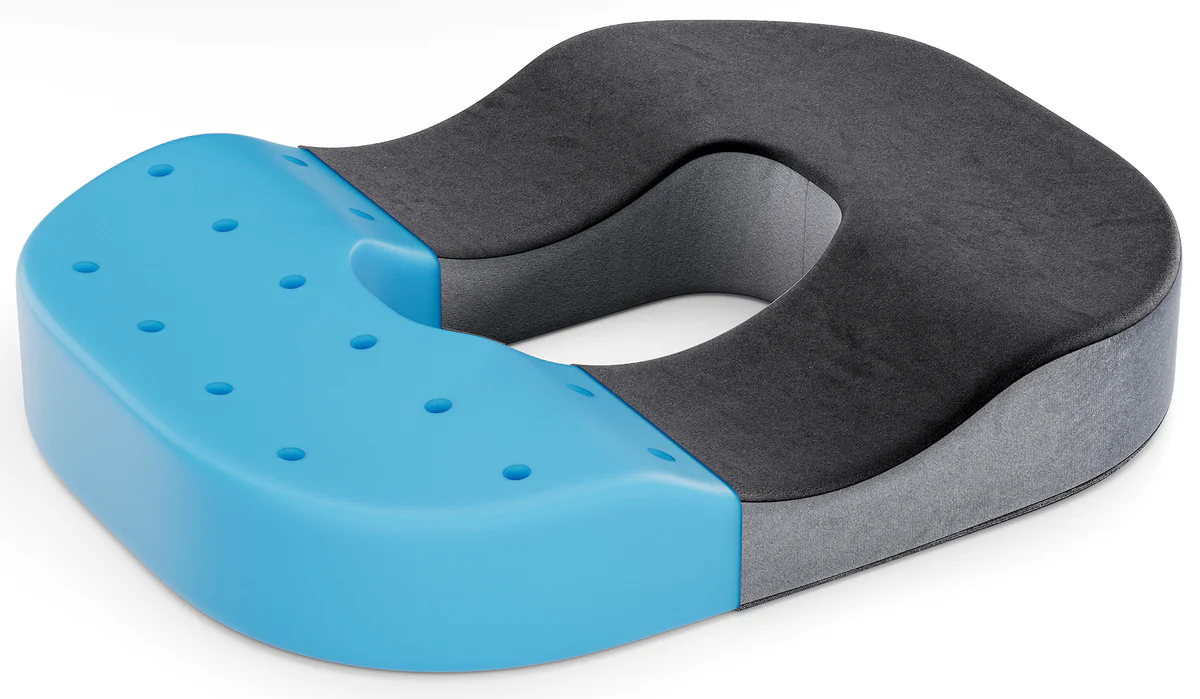 FOVERA Memory Foam Donut Seat Cushion