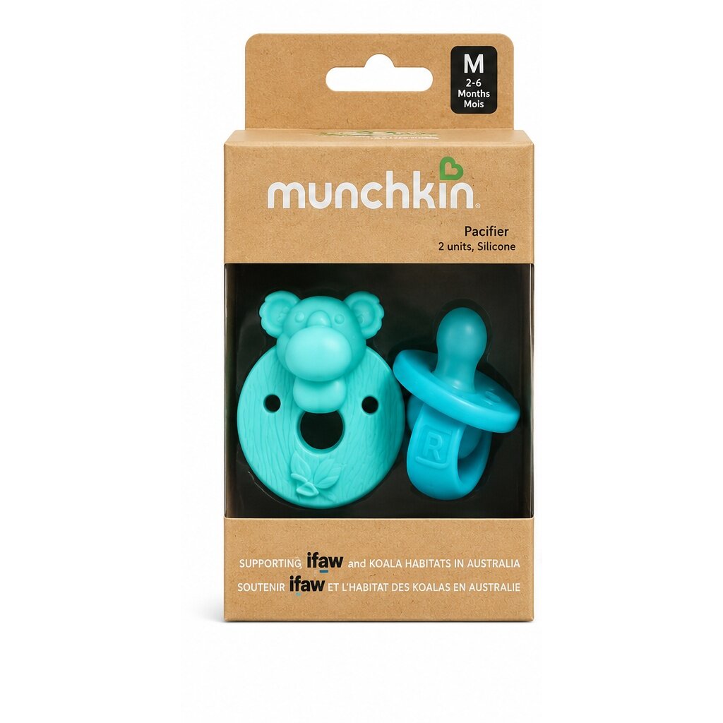 Munchkin Silicone Koala Pacifiers – 2 Pack