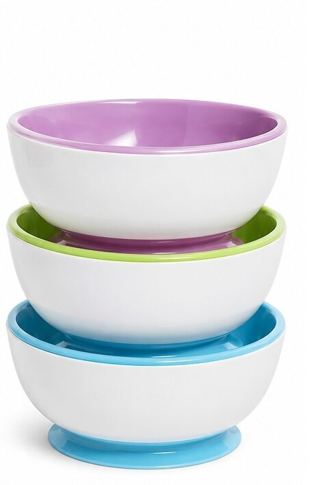 Munchkin Stay Put Suction Bowls – 3 Pack